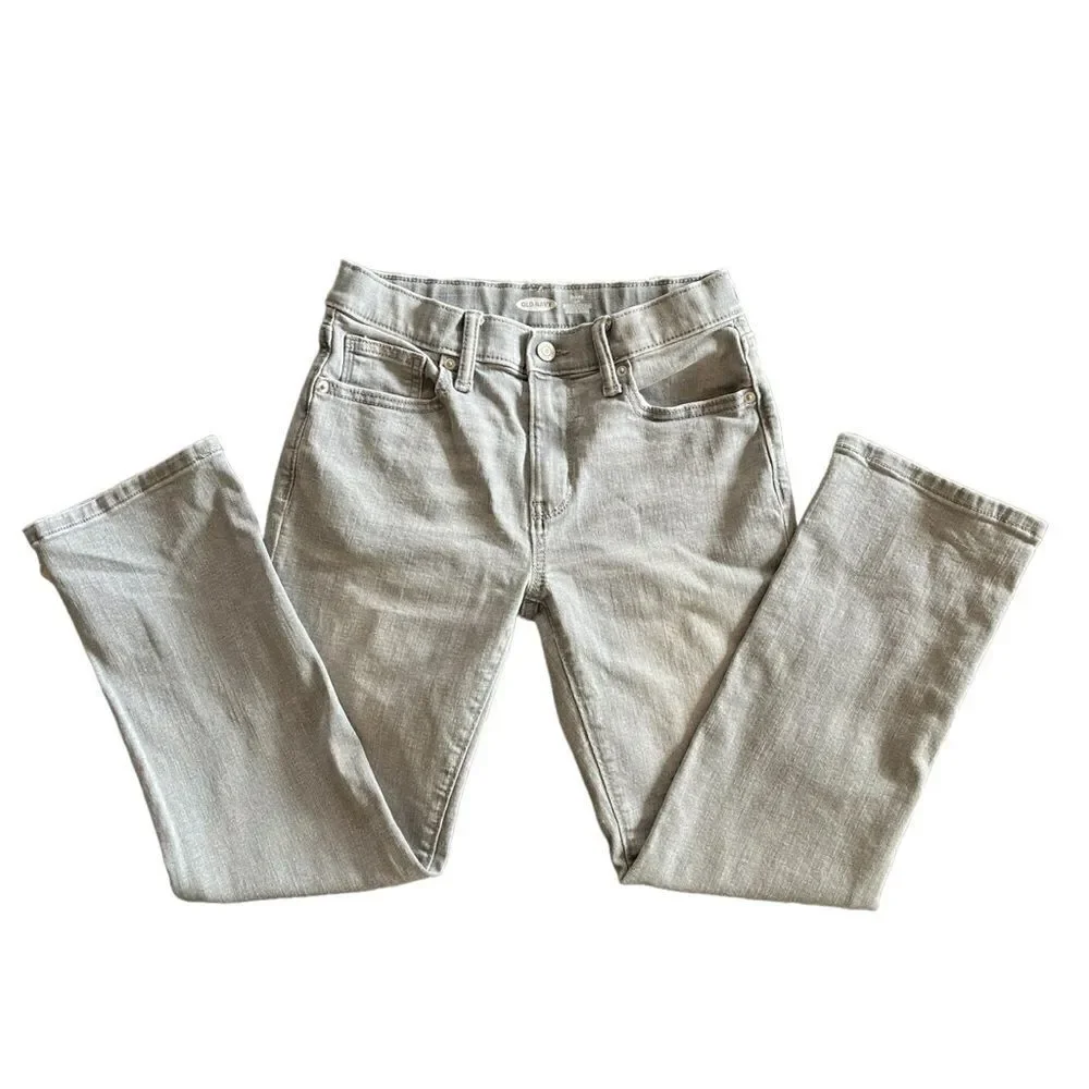 Boys’ Old Navy Gray Karate Slim Jeans Size 10